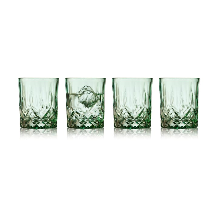 Sorrento whiskey glass 32 cl 4-pack - Green - Lyngby Glas