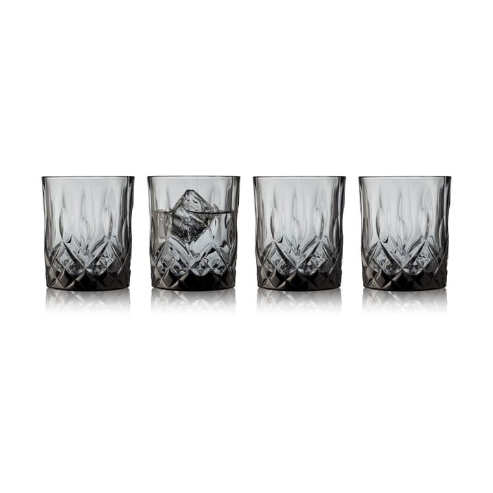 Sorrento whiskey glass 32 cl 4-pack - Smoke - Lyngby Glas