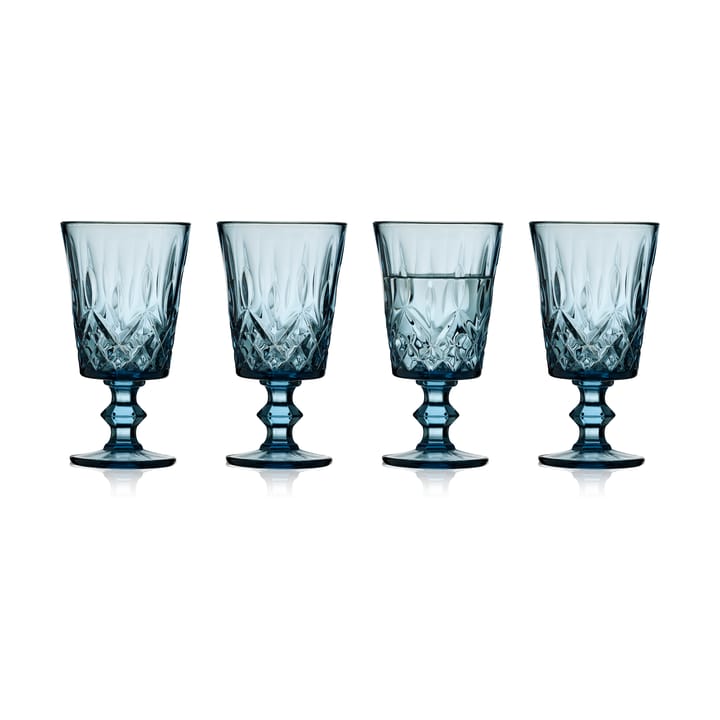 Sorrento wine glass 29 cl 4-pack - Blue - Lyngby Glas