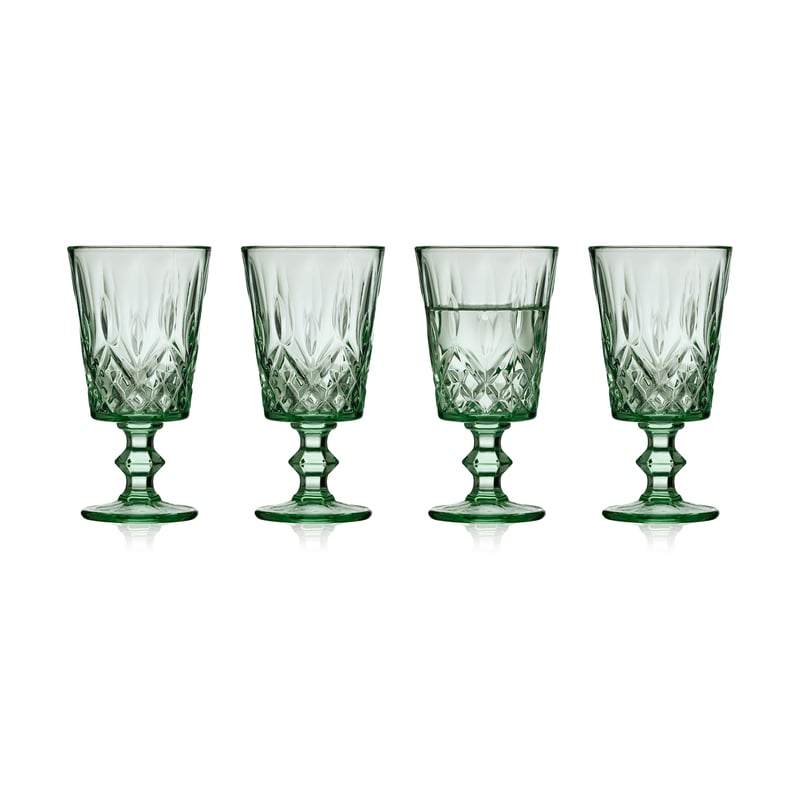Lyngby Glas Sorrento wine glass 29 cl 4-pack Green