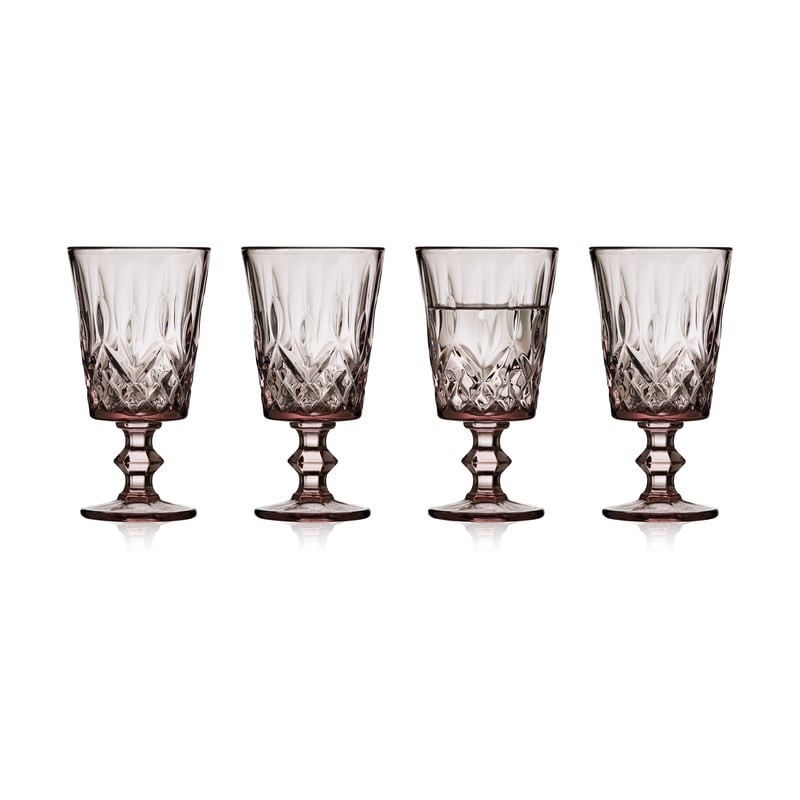Lyngby Glas Sorrento wine glass 29 cl 4-pack Pink