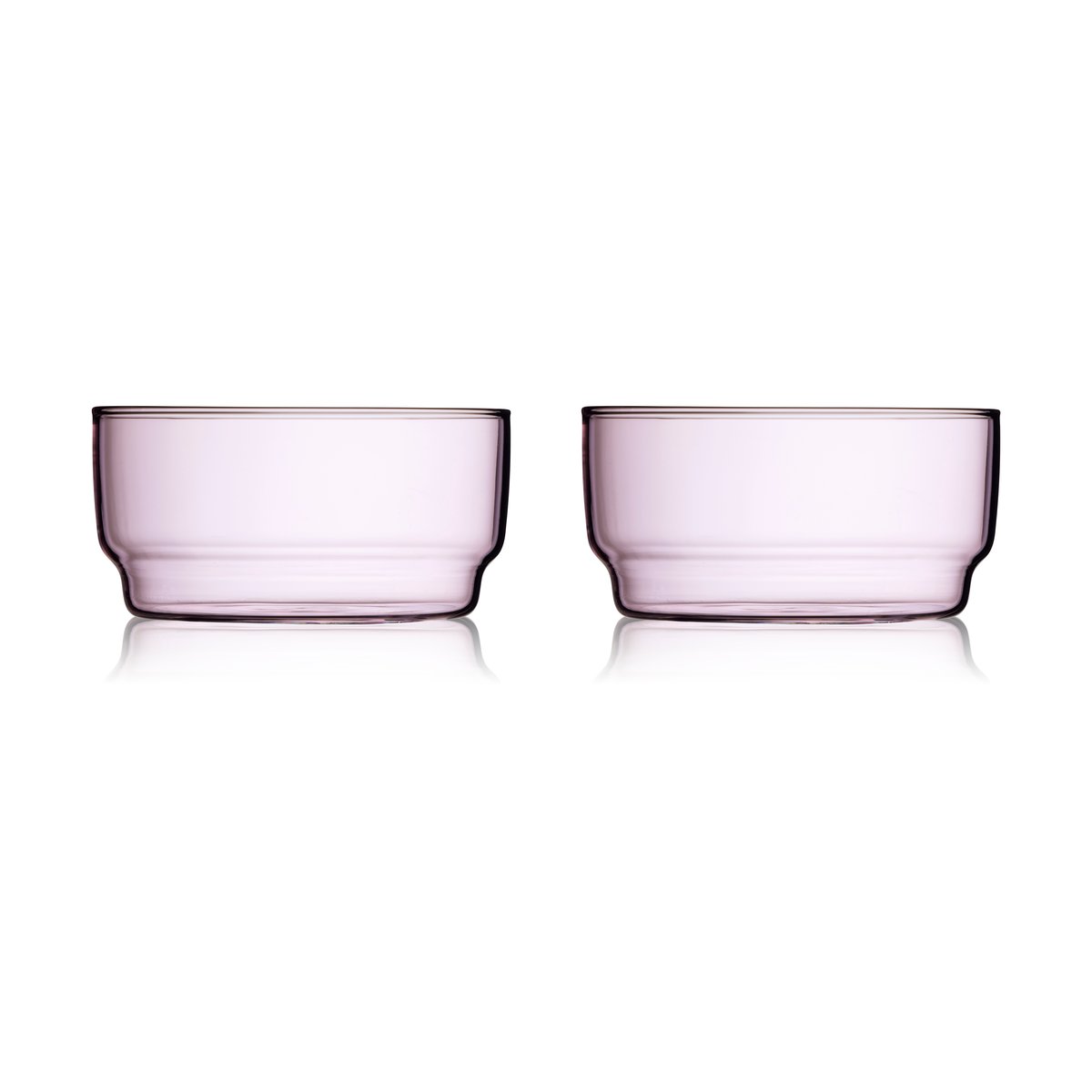 Lyngby Glas Torino bowl 50 cl 2-pack Pink