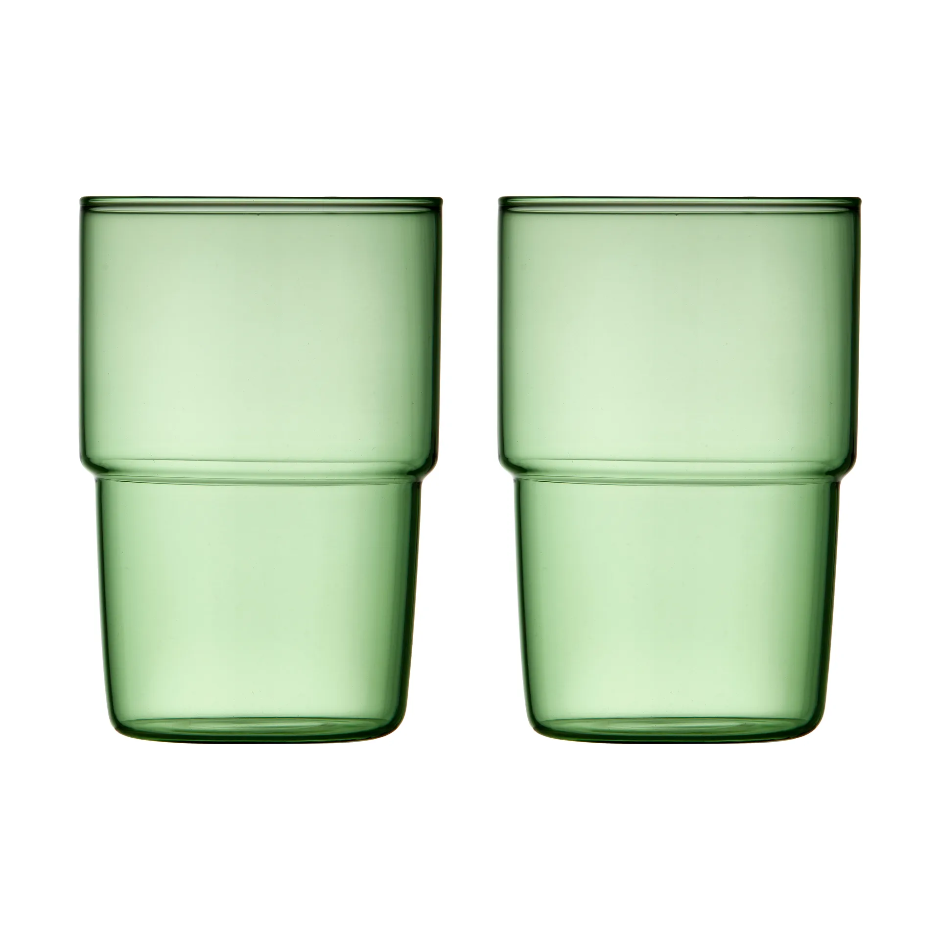 Torino drinking glass 40 cl 2-pack, Green Lyngby Glas