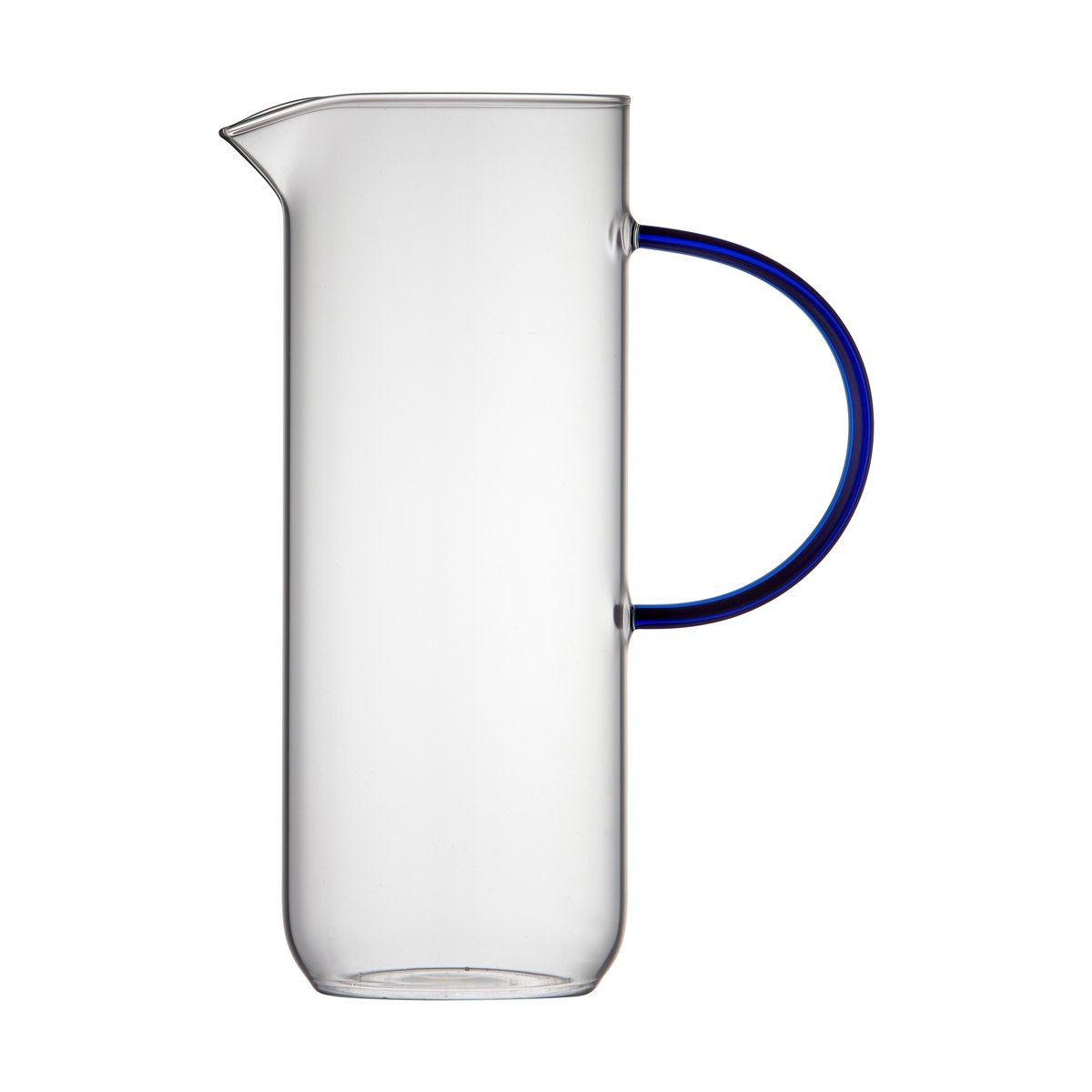 Lyngby Glas Torino glass carafe 1,1 l Clear-blue | Scandinavian Design | Water jugs and carafes | Transparent