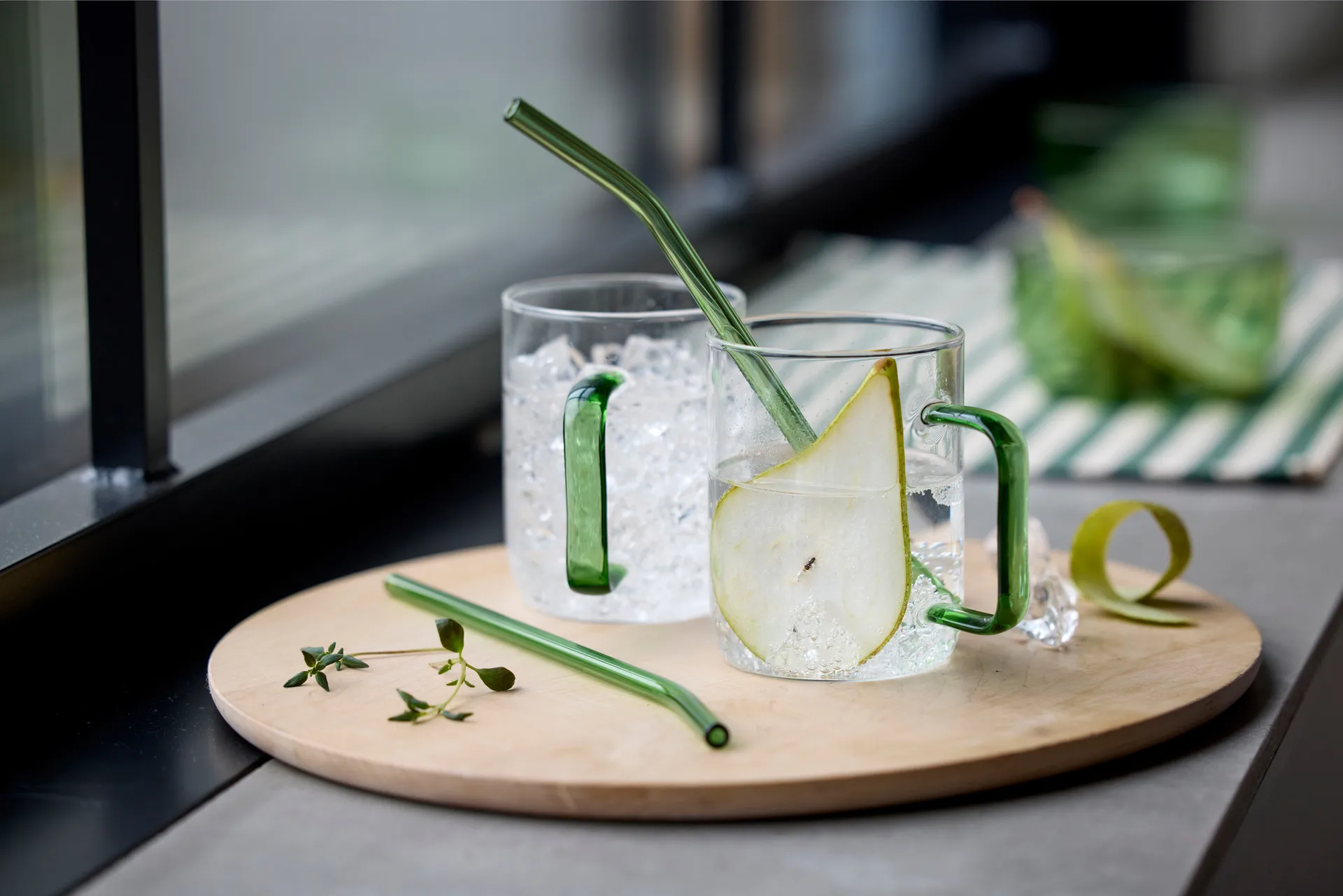 Torino glass mug 40 cl, Green Lyngby Glas