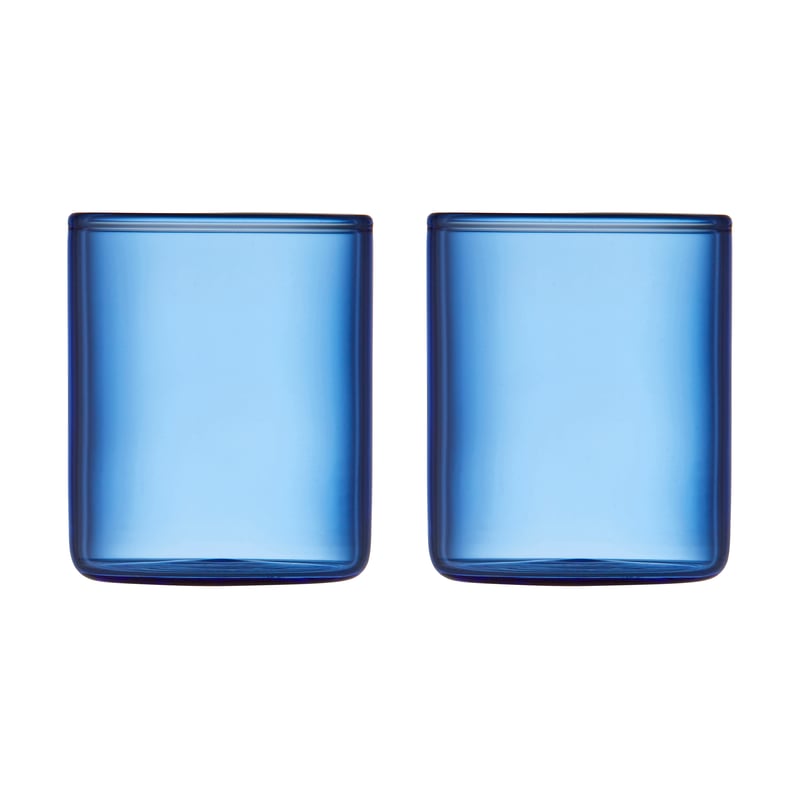 Lyngby Glas Torino shotglass 6 cl 2-pack Blue