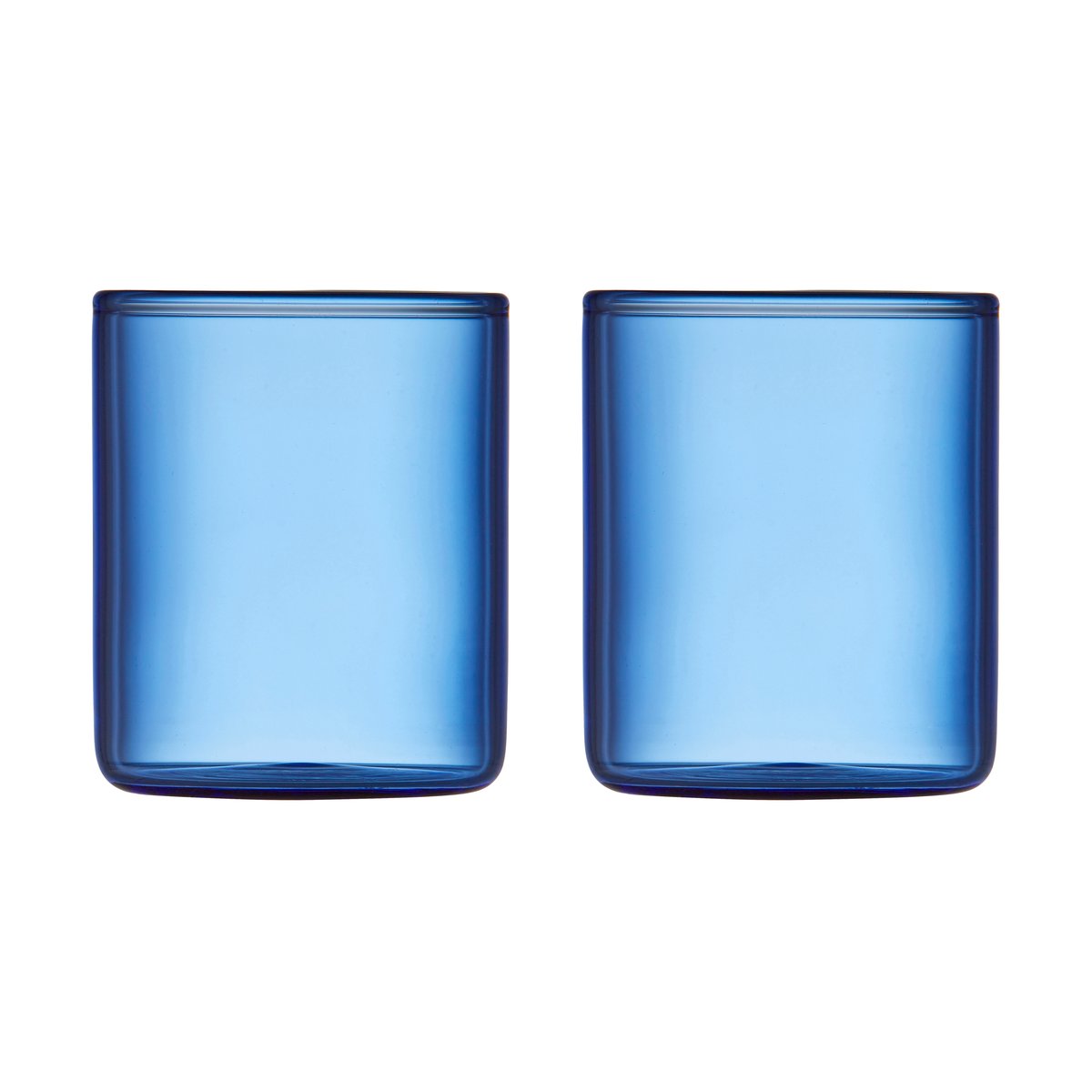 Lyngby Glas Torino shotglass 6 cl 2-pack Blue | Scandinavian Design | Shot glasses | Blue