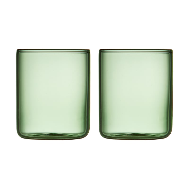 Lyngby Glas Torino shotglass 6 cl 2-pack Green