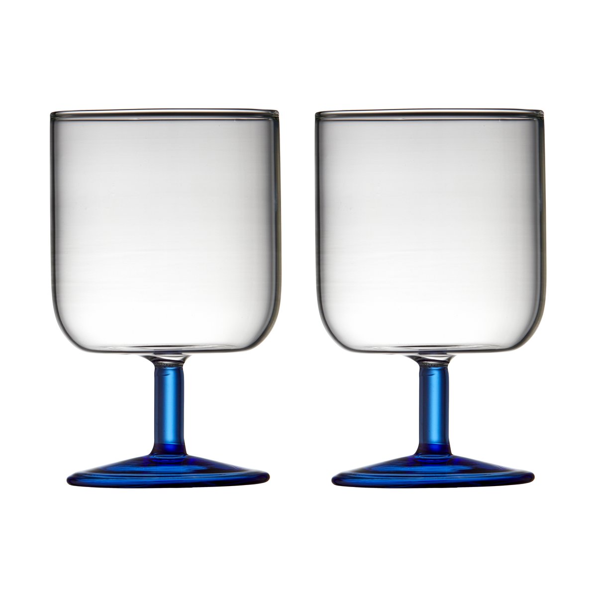 Lyngby Glas Torino wine glass 30 cl 2-pack Clear-blue