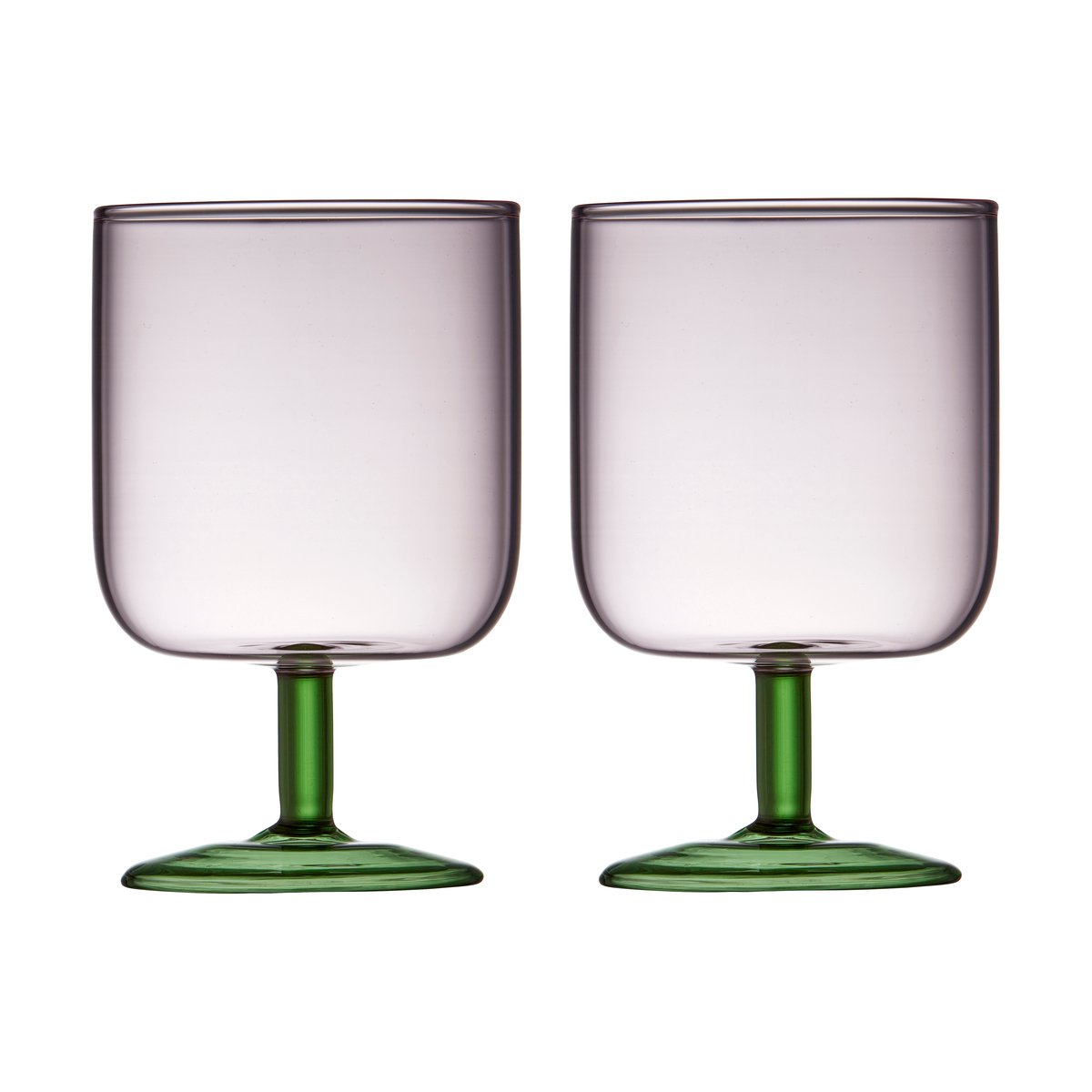 Lyngby Glas Torino wine glass 30 cl 2-pack Pink-green