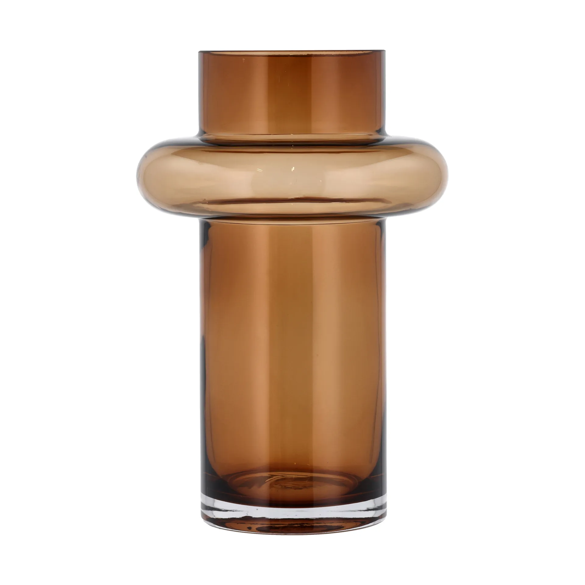 Tube vase glass 25 cm, Amber Lyngby Glas