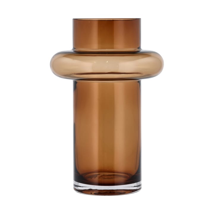 Tube vase glass 25 cm - Amber - Lyngby Glas