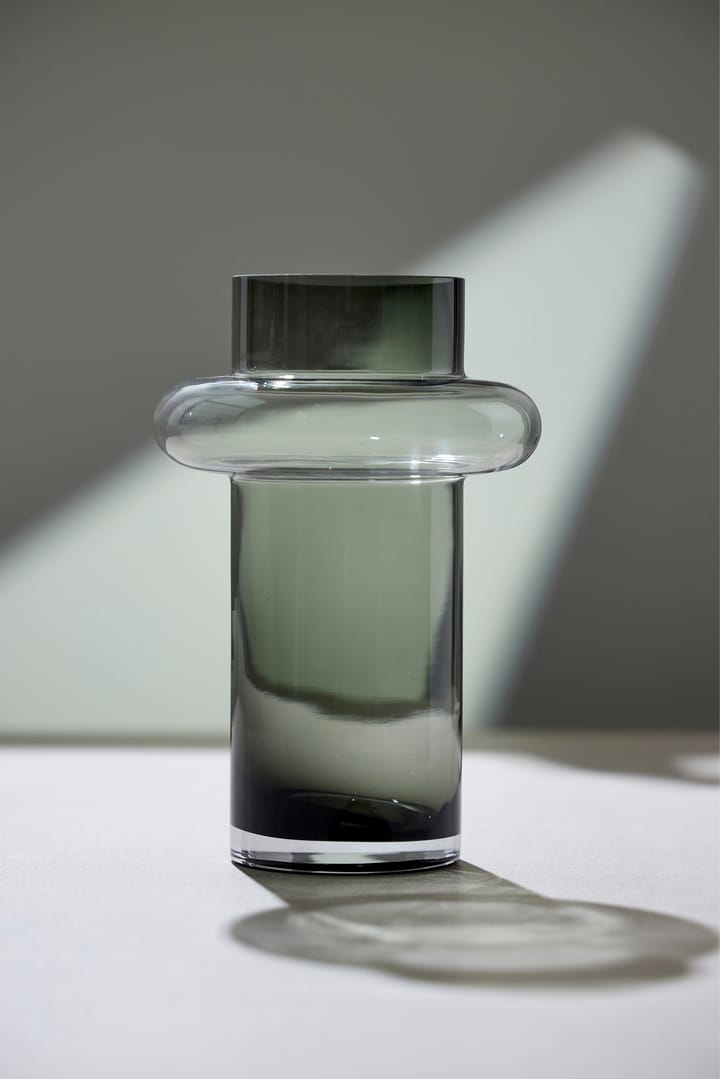 Tube vase glass 25 cm - Smoke - Lyngby Glas