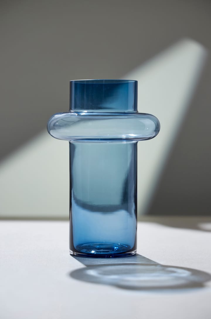 Tube vase glass 30 cm, Blue Lyngby Glas