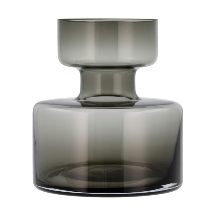 Tubular vase glass 20 cm - Smoke - Lyngby Glas