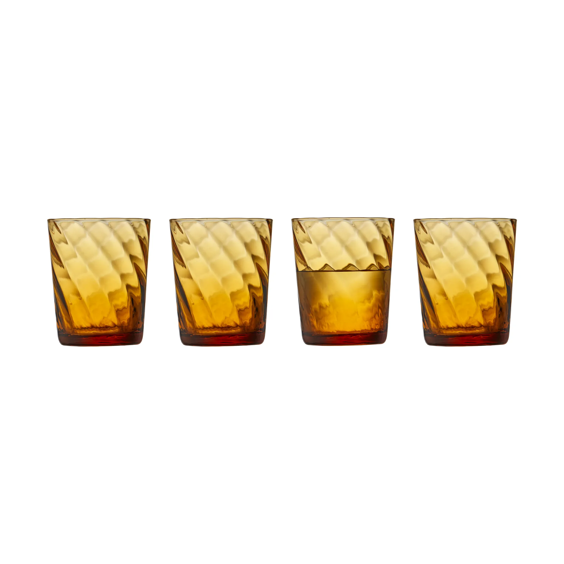 Vienna water glass 30 cl 4-pack, Amber Lyngby Glas