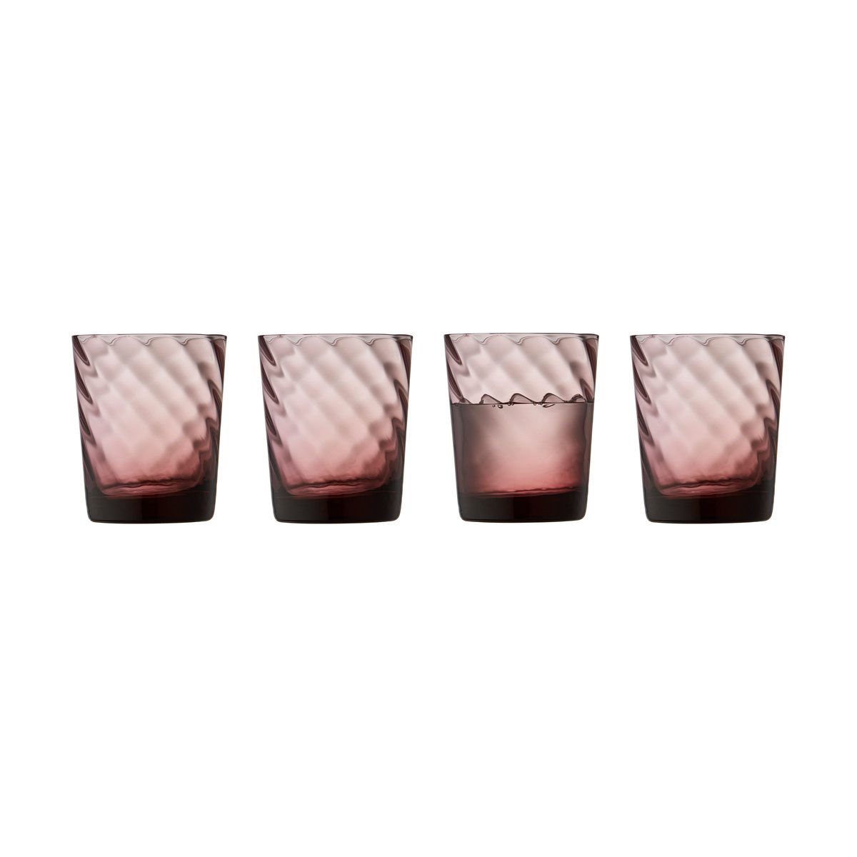 Lyngby Glas Vienna water glass 30 cl 4-pack Pink