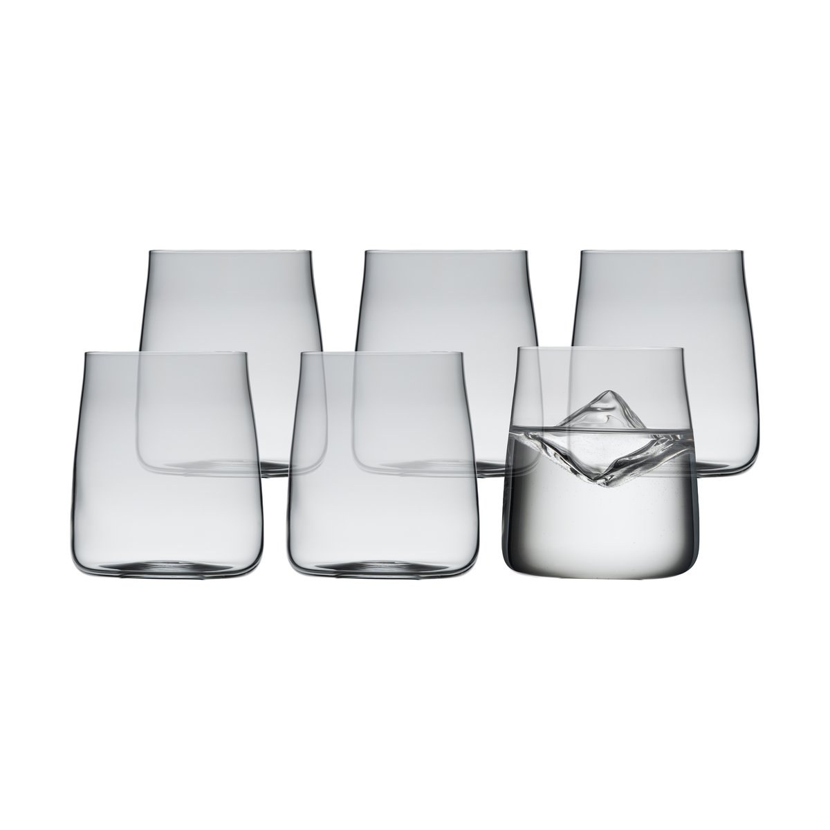 Lyngby Glas Zero water glass 42 cl 4-pack Crystal | Scandinavian Design | Drinking glasses & tumblers | Transparent
