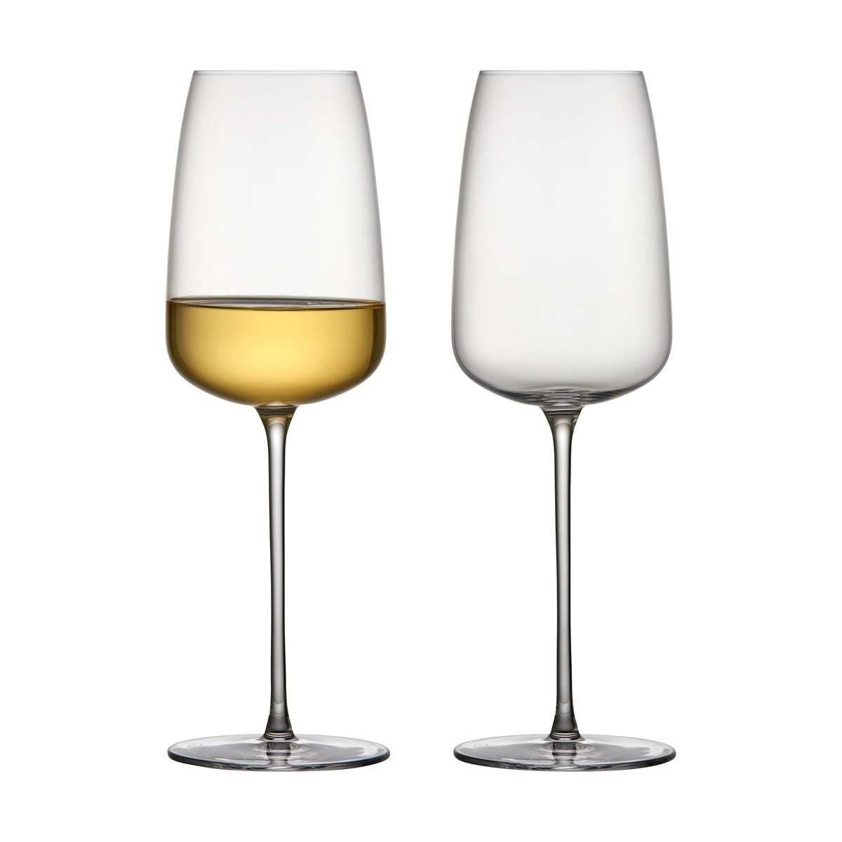 Lyngby Glas Zero white wine glass 48 cl 2-pack Clear