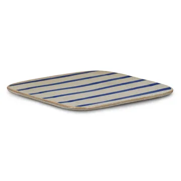 DAN-ILD remsa platter 27x27 cm - blue - Lyngby Porcelæn