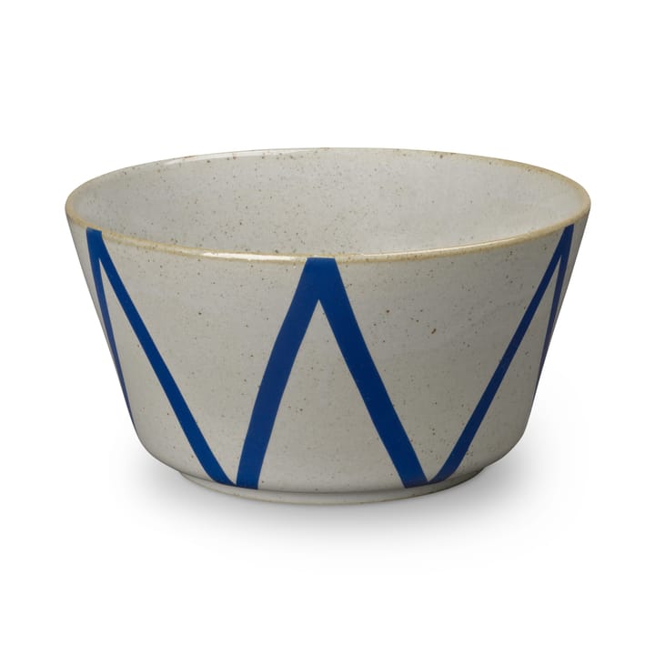 DAN-ILD zigzag bowl Ø21 cm - blue - Lyngby Porcelæn