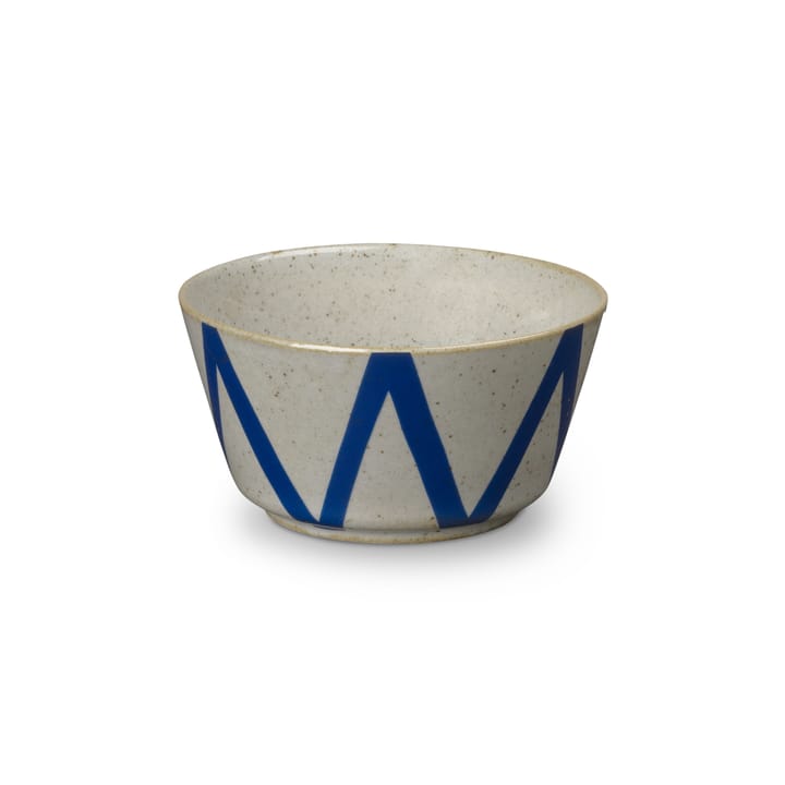 DAN-ILD zigzag  bowl Ø9 cm - blue - Lyngby Porcelæn