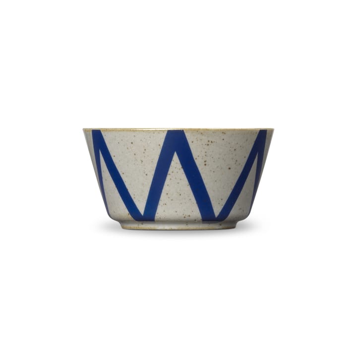 DAN-ILD zigzag  bowl Ø9 cm - blue - Lyngby Porcelæn
