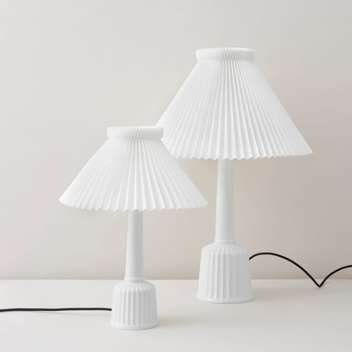 Esben klint table lamp - White, h.44 cm - Lyngby Porcelæn