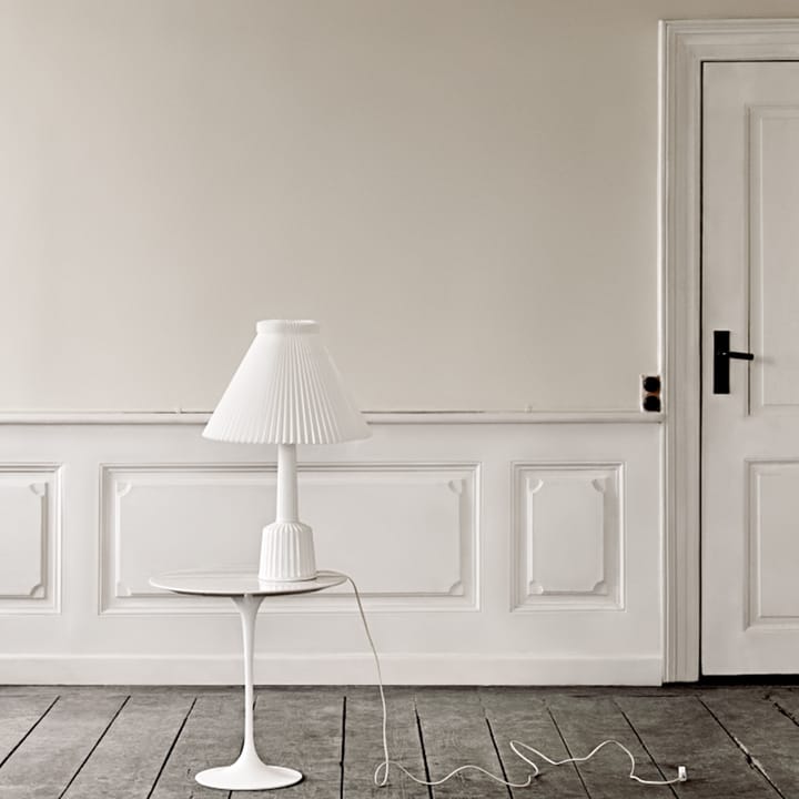 Esben klint table lamp - White, h.44 cm - Lyngby Porcelæn