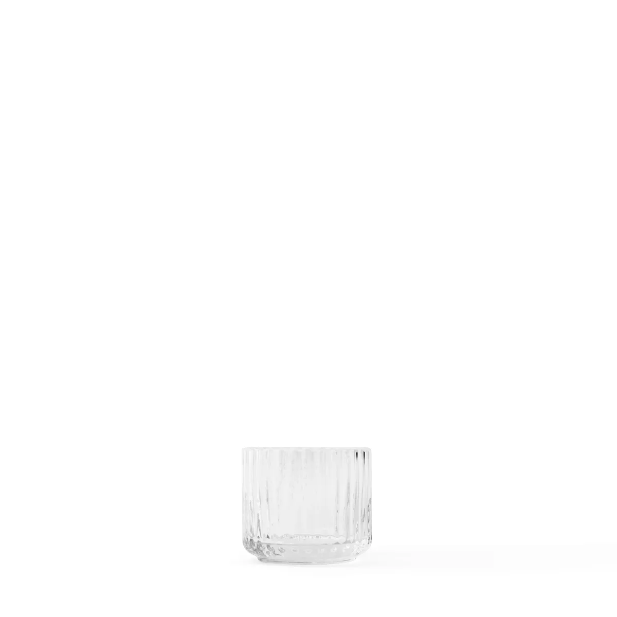 Lyngby Porcelæn Glass tealight holder o6.7 cm Clear
