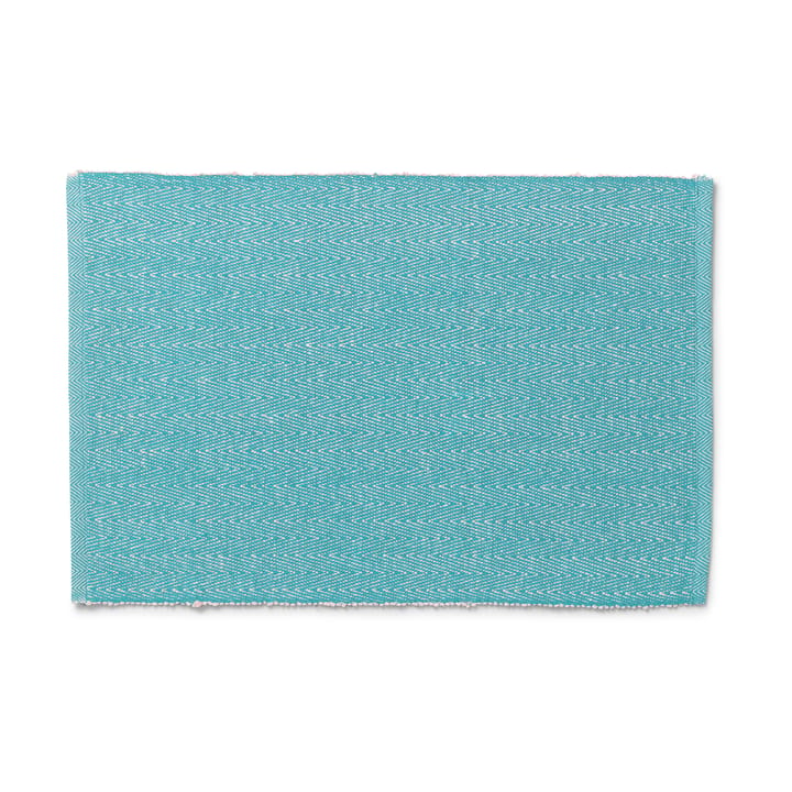 Herringbone placemat 30x43 cm - Turquoise - Lyngby Porcelæn