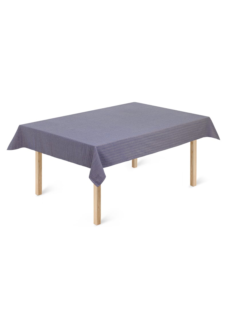 Lyngby Porcelæn Herringbone tablecloth 150x320 cm Blue