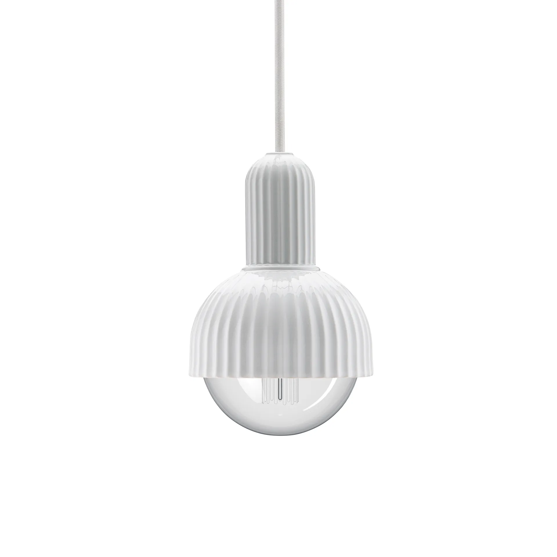 Lyngby ceiling lamp, white Lyngby Porcelæn