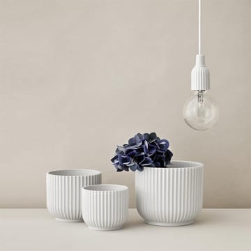 Lyngby flower pot white - Ø11,5 cm - Lyngby Porcelæn