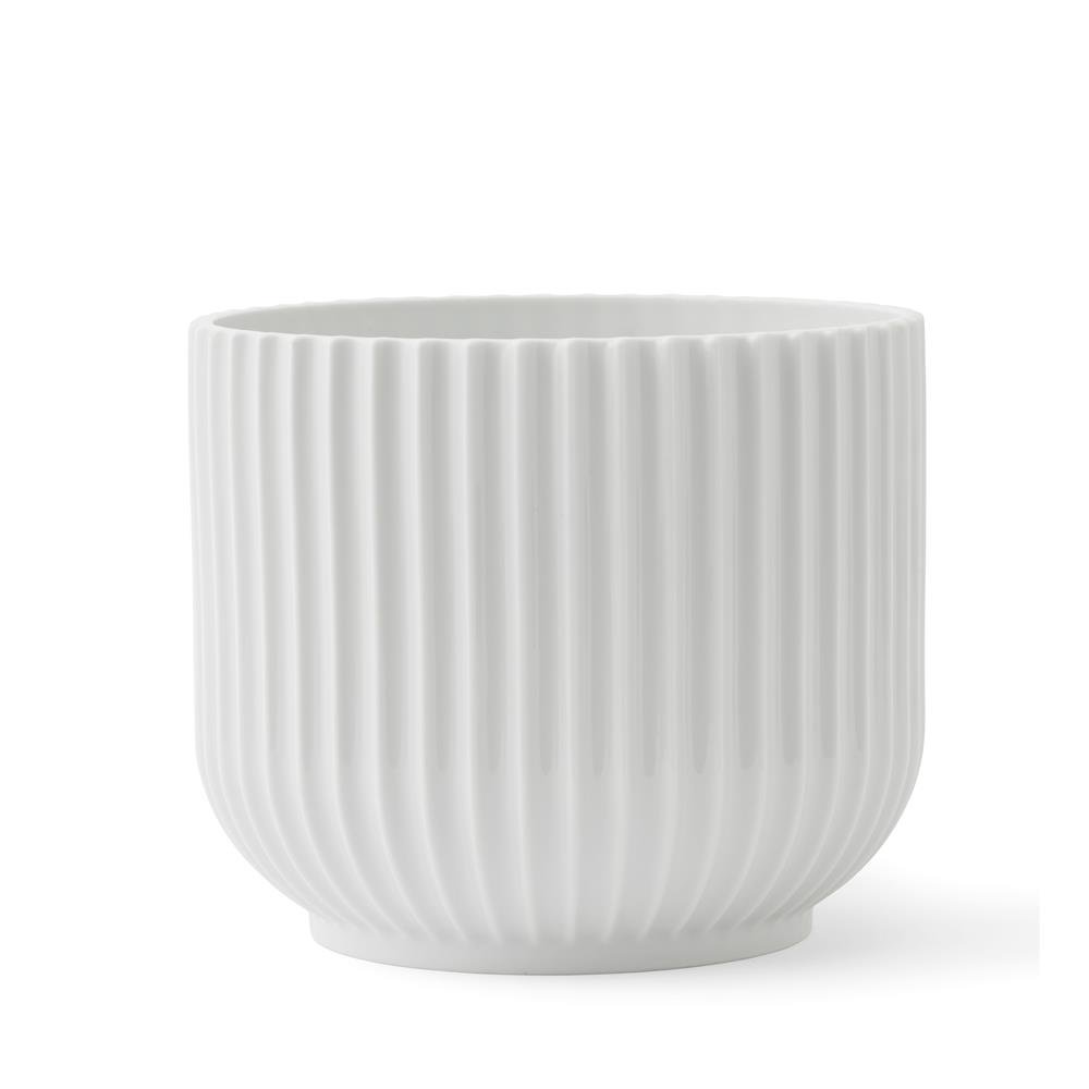 Lyngby Porcelæn Lyngby flower pot white o14,5 cm | Scandinavian Design | Flower pots | White
