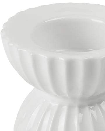 Lyngby Tura tealight holder Ø8 cm - White - Lyngby Porcelæn