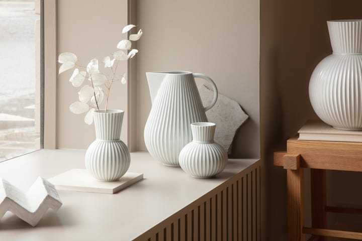 Lyngby Tura vase white - 18 cm - Lyngby Porcelæn