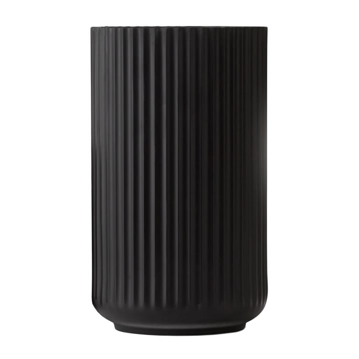 Lyngby vase black matte - 20 cm - Lyngby Porcelæn