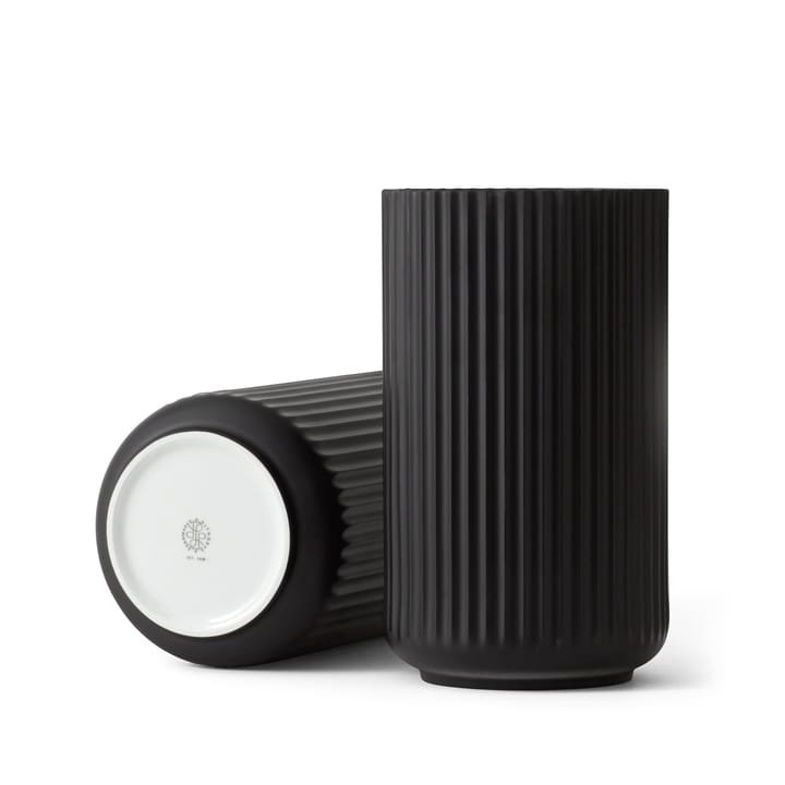 Lyngby vase black matte, 20 cm Lyngby Porcelæn