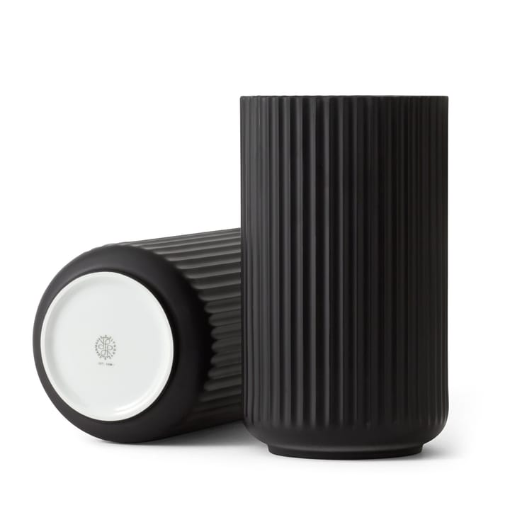 Lyngby vase black matte, 25 cm Lyngby Porcelæn