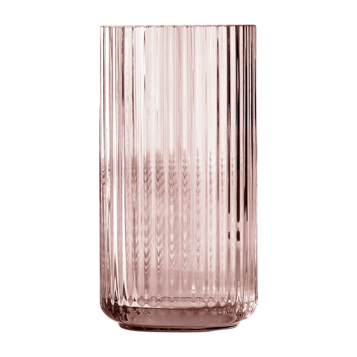 Lyngby vase glass burgundy - 20 cm - Lyngby Porcelæn