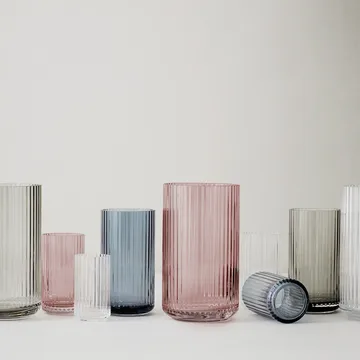 Lyngby vase glass burgundy - 38 cm - Lyngby Porcelæn