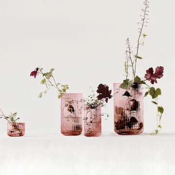 Lyngby vase glass burgundy - 38 cm - Lyngby Porcelæn
