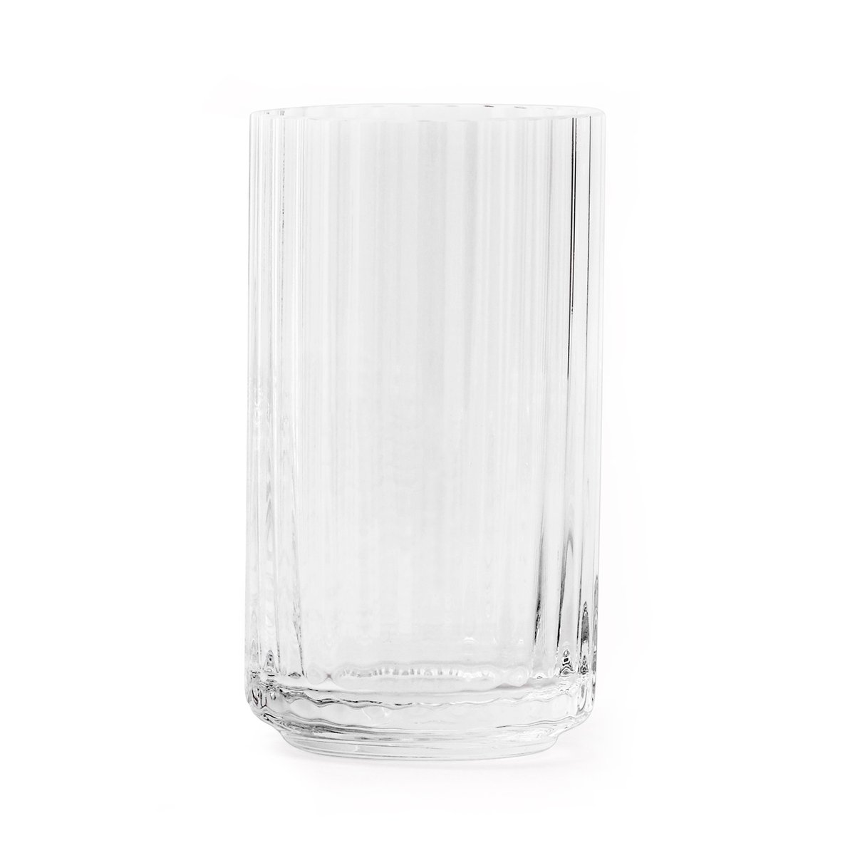 Lyngby Porcelæn Lyngby vase glass clear 12 cm | Scandinavian Design | Vases | Transparent