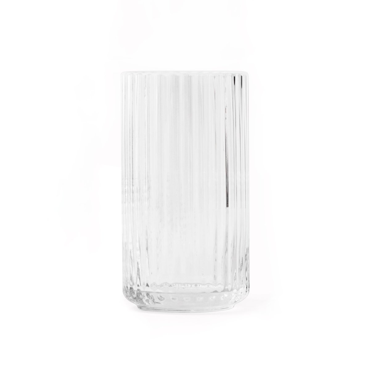 Lyngby Porcelæn Lyngby vase glass clear 15 cm | Scandinavian Design | Vases | Transparent
