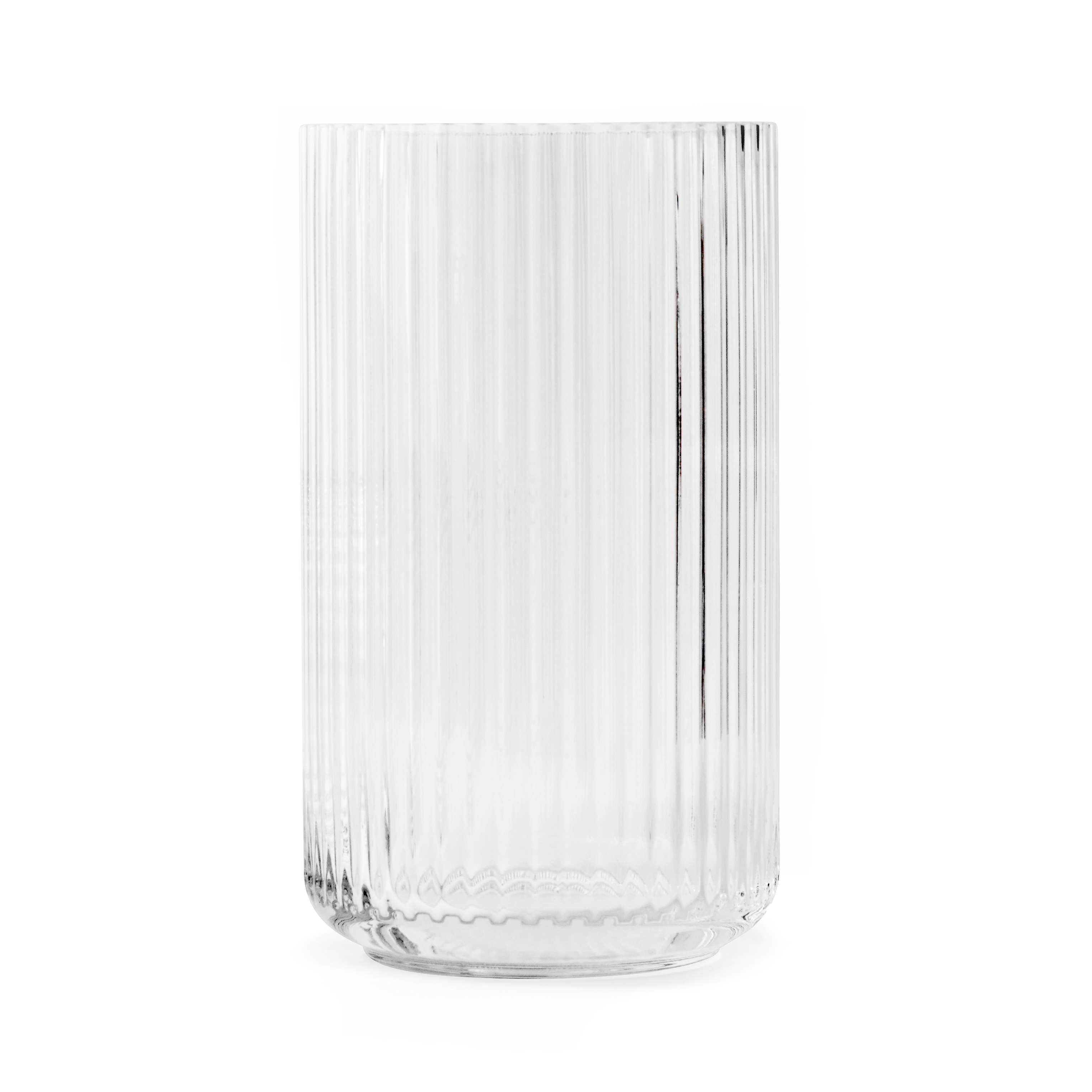 15cm Lyngby Porcelain Vase Glas Schwarz 