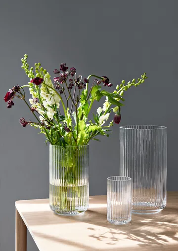 Lyngby vase glass clear - 25 cm - Lyngby Porcelæn