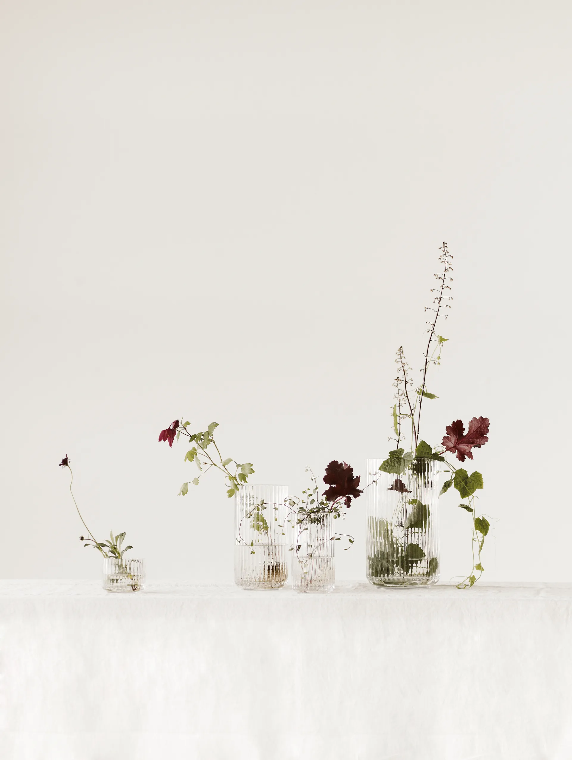 Lyngby vase glass clear, 25 cm Lyngby Porcelæn