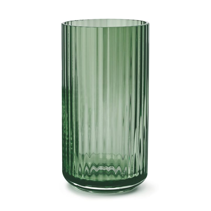 Lyngby vase glass green - 20 cm - Lyngby Porcelæn