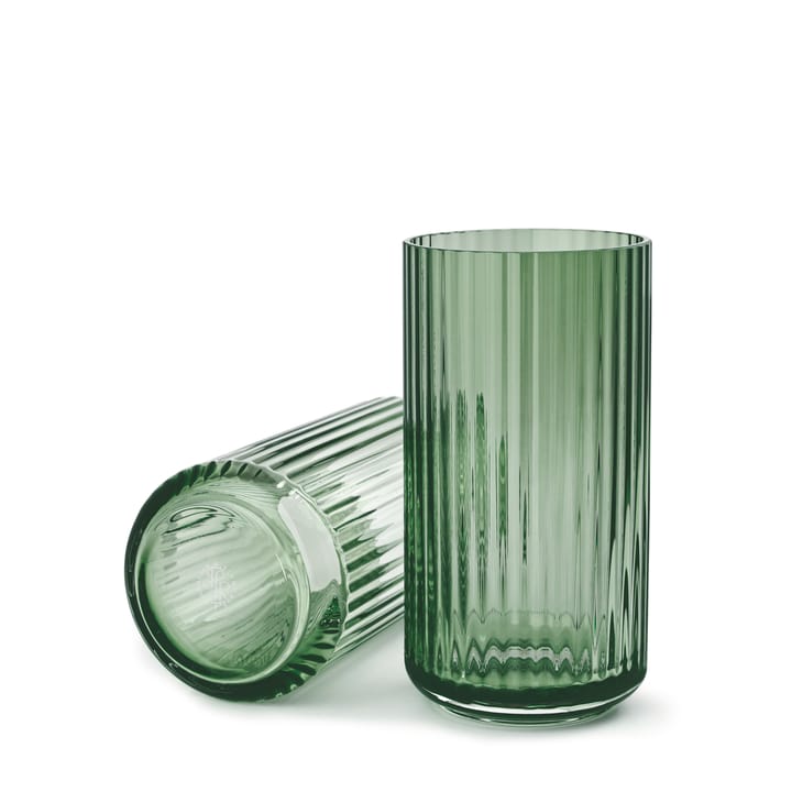 Lyngby vase glass green - 20 cm - Lyngby Porcelæn